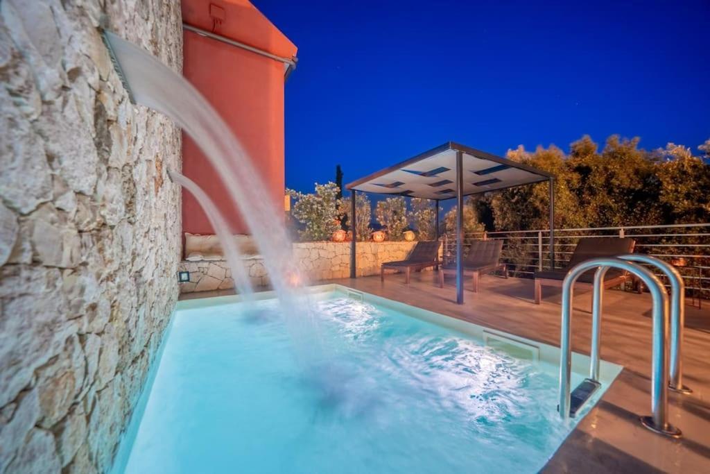 Villa Elisabeth Sea View Private Pool Fiskardo Kefalonia Katsarata Ngoại thất bức ảnh