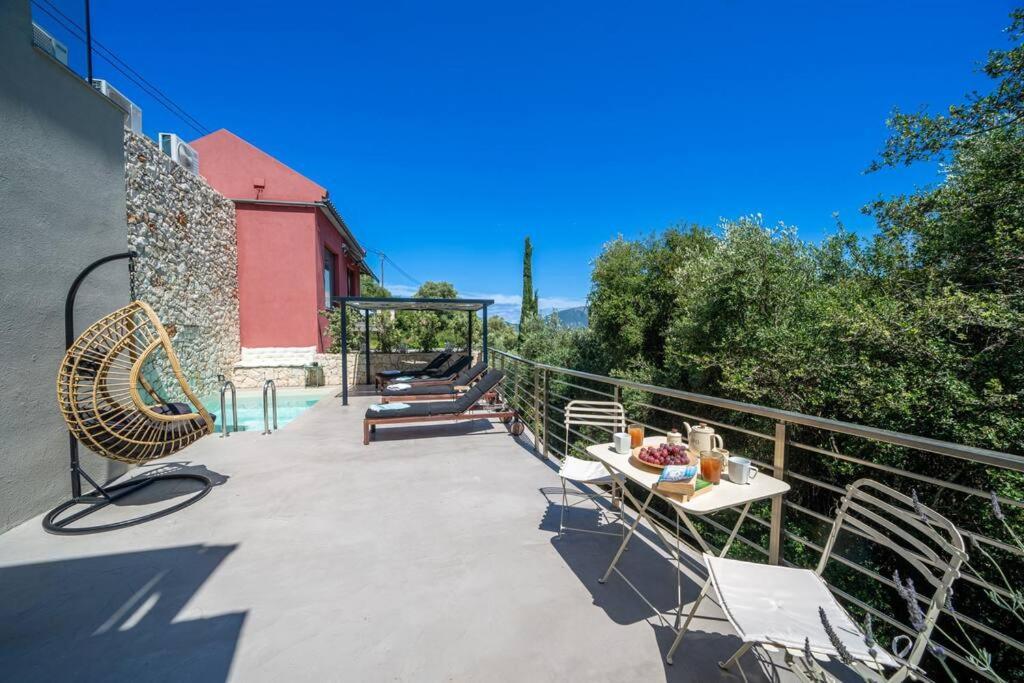 Villa Elisabeth Sea View Private Pool Fiskardo Kefalonia Katsarata Ngoại thất bức ảnh