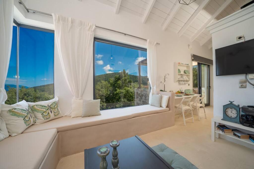 Villa Elisabeth Sea View Private Pool Fiskardo Kefalonia Katsarata Ngoại thất bức ảnh