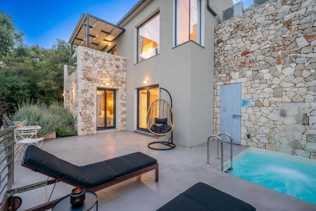 Villa Elisabeth Sea View Private Pool Fiskardo Kefalonia Katsarata Ngoại thất bức ảnh