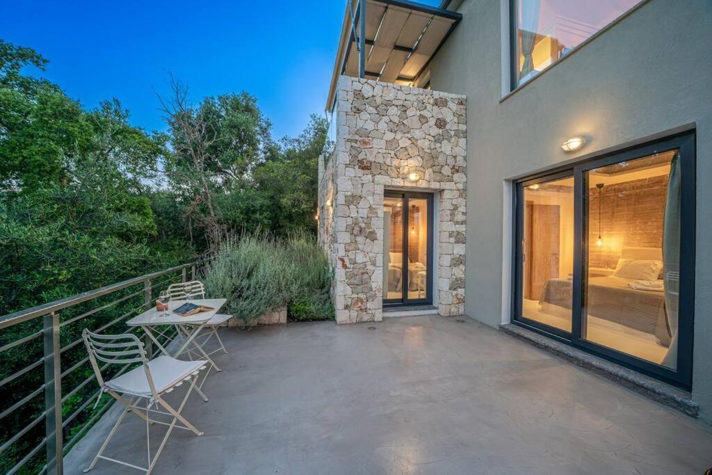 Villa Elisabeth Sea View Private Pool Fiskardo Kefalonia Katsarata Ngoại thất bức ảnh